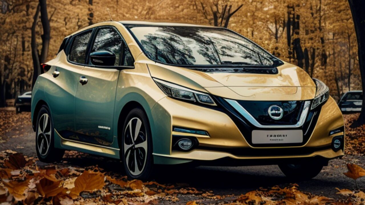 Artists impression of Nissan Leaf