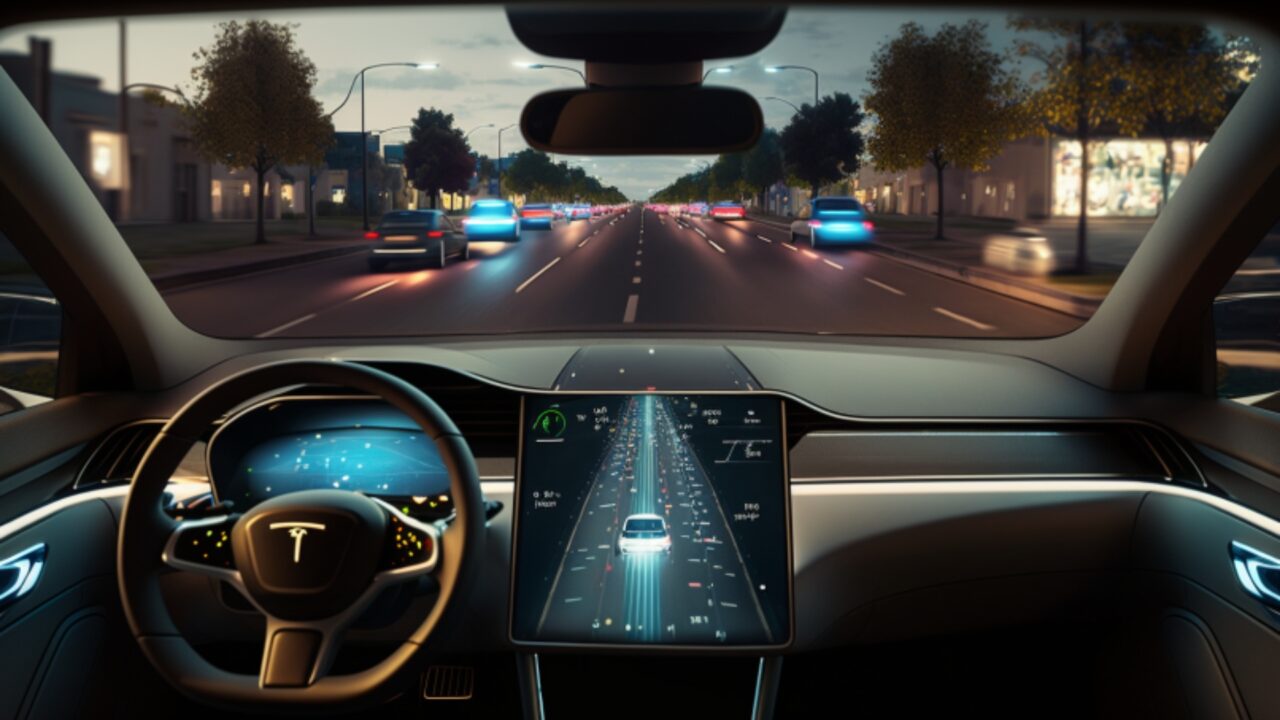 Electric car cockpit displays