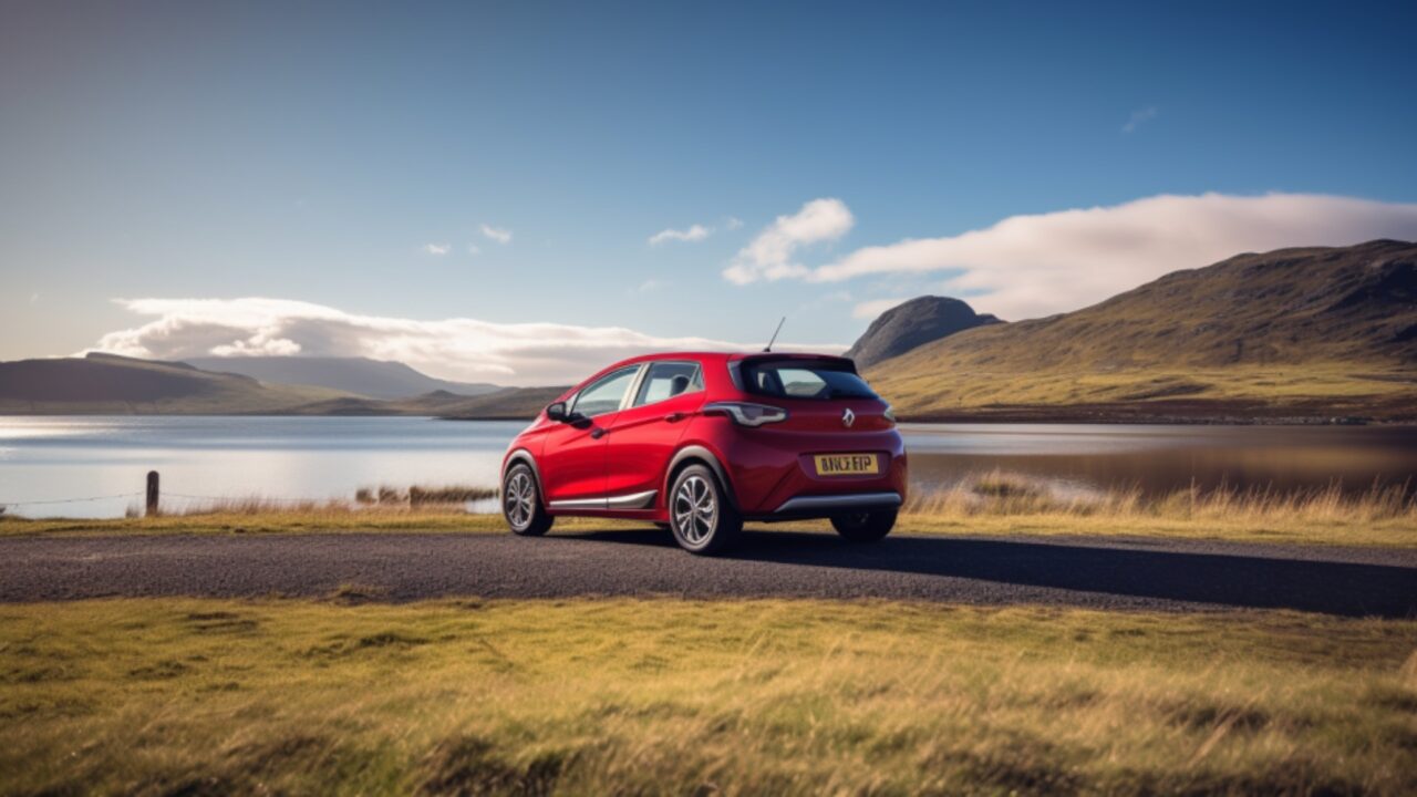 EV overlooking a Loch