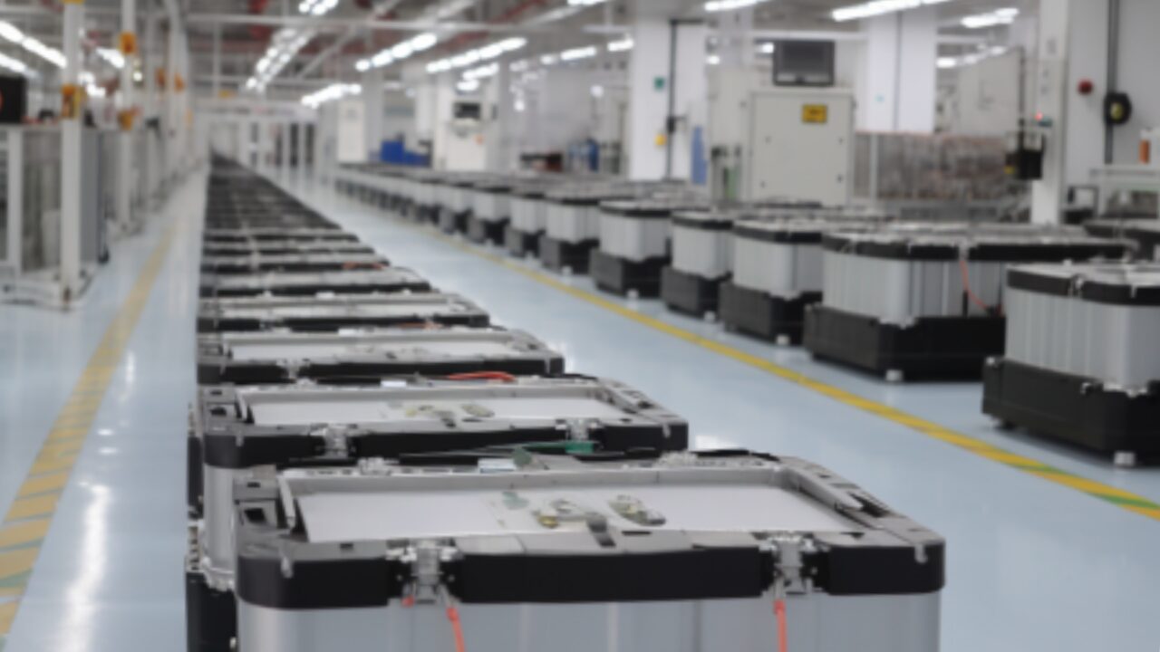 car battery factory