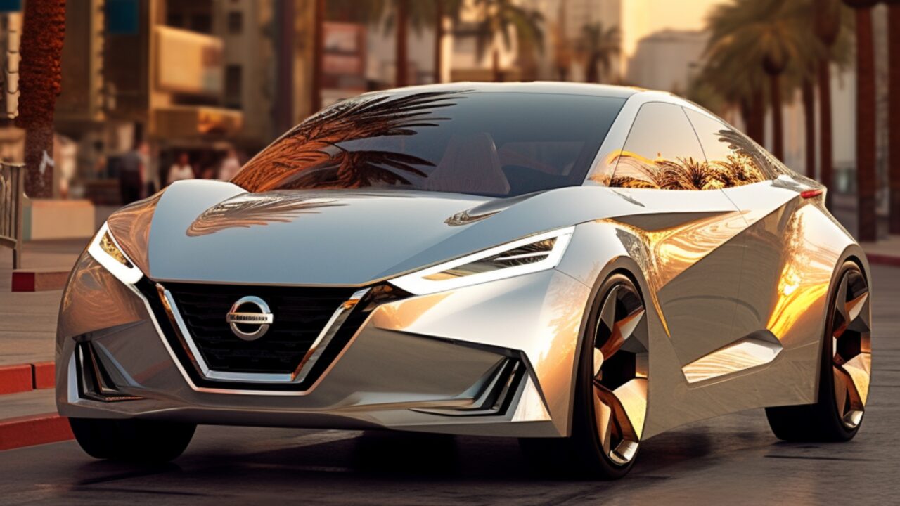 artists impression of new nissan ev 2