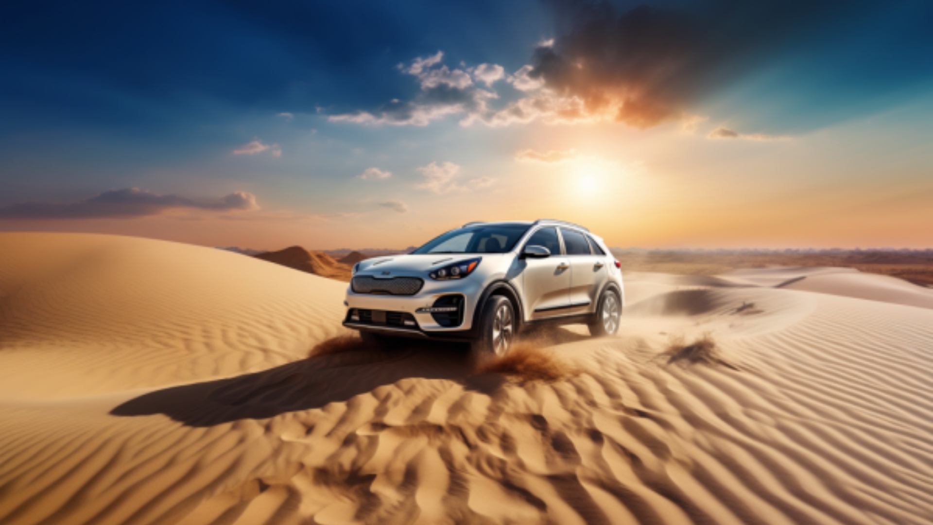 Artist Impression of Kia in Desert