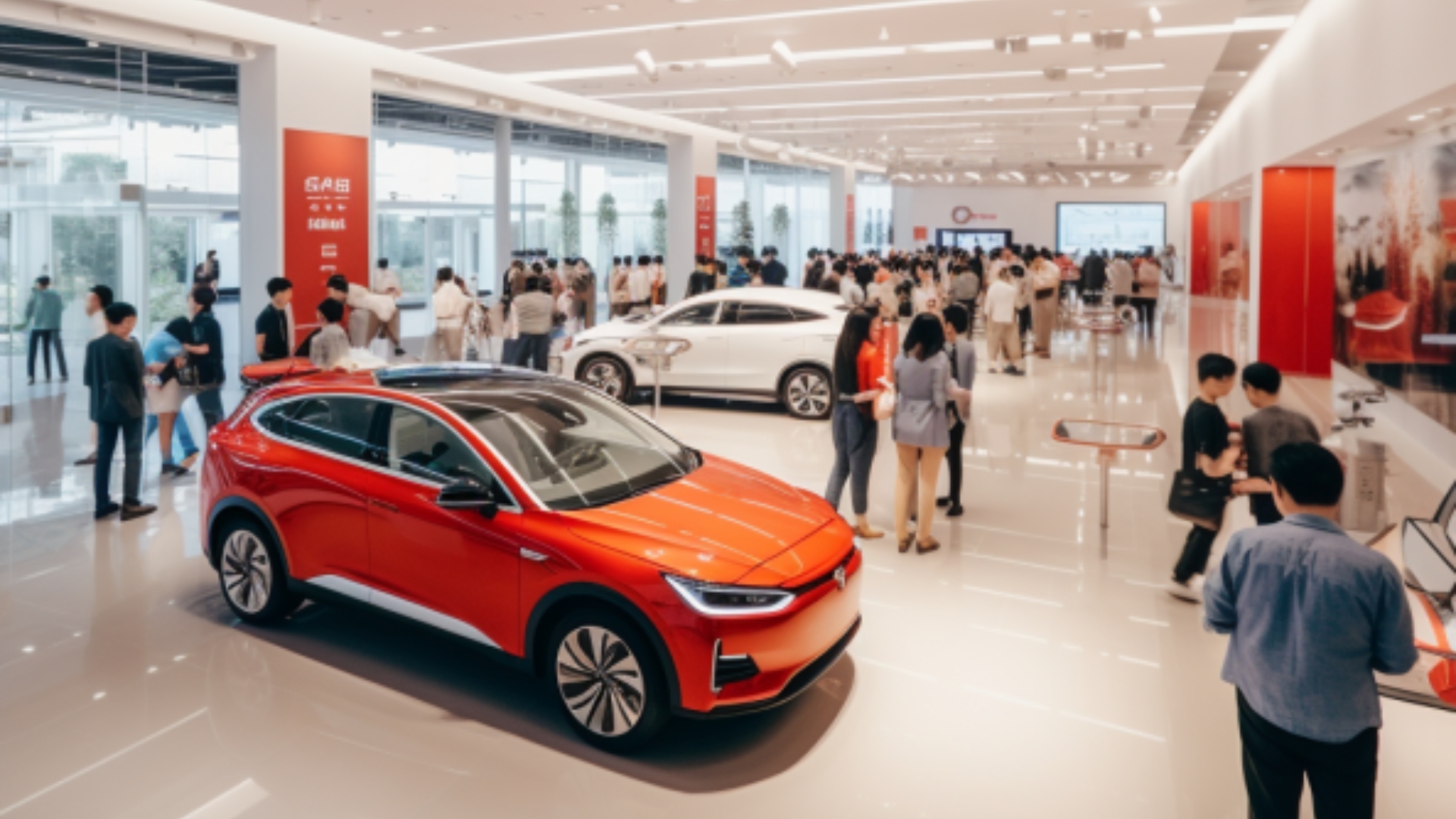 Chinese EV Showroom