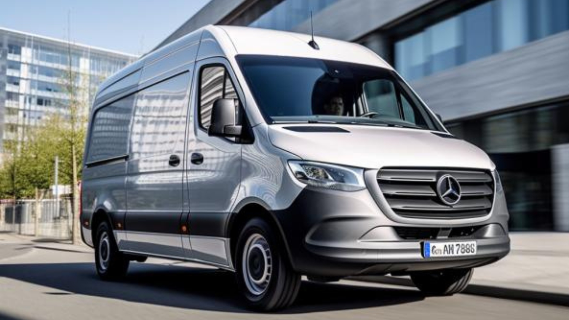 EV Van on deliveries