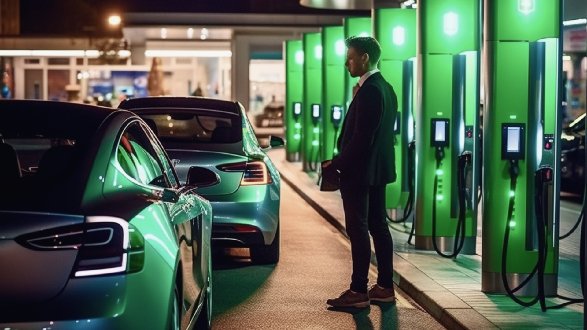 Green EV Charging Points